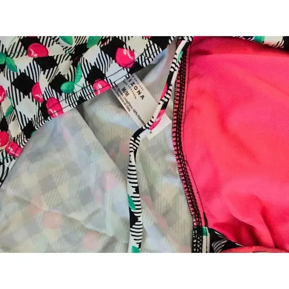 Arizona Tankini Cherries Checkered M - Picture 4 of 4
